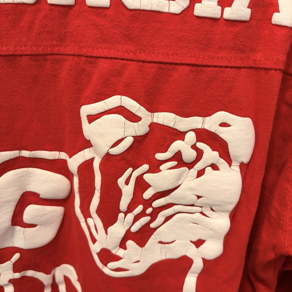 Pressbox Georgia Bulldogs "The Big Shirt" Oversized Long Sleeve Tee Sm Gameday - Picture 4 of 13